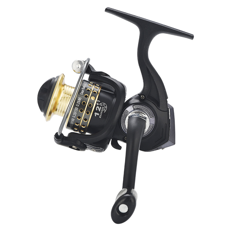 Gulungan Mini Pancing Es Casting Umpan Logam 9+1BB