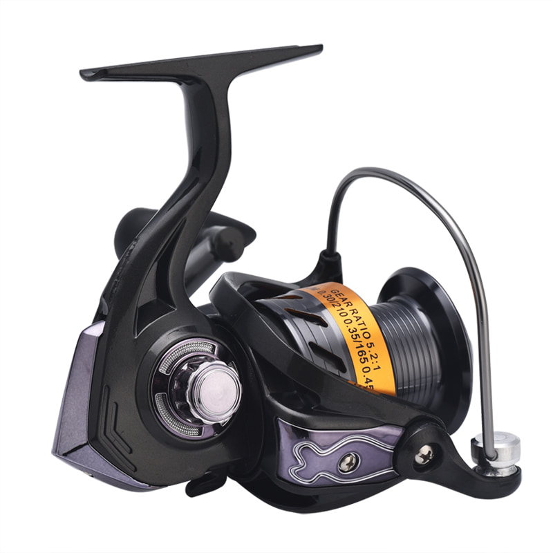 Kumparan Logam Kualitas Tinggi 5.1:1 Gulungan Pancing Roda Senar Pancing Gulungan Pancing Air Asin Gulungan Pancing Putar Alat Pancing